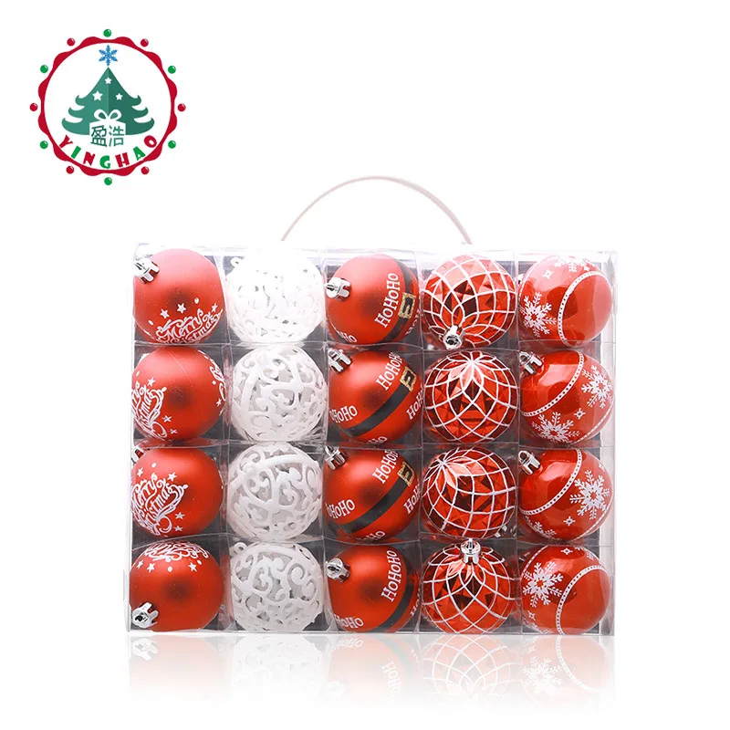 2021 Navidad Natal Рождественские елочные украшения из полистирола шары рождественские |