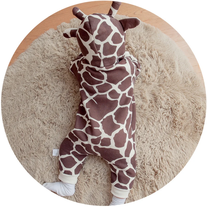 2020 Одежда для младенцев детские комбинезоны Мультяшные зимние с длинным рукавом