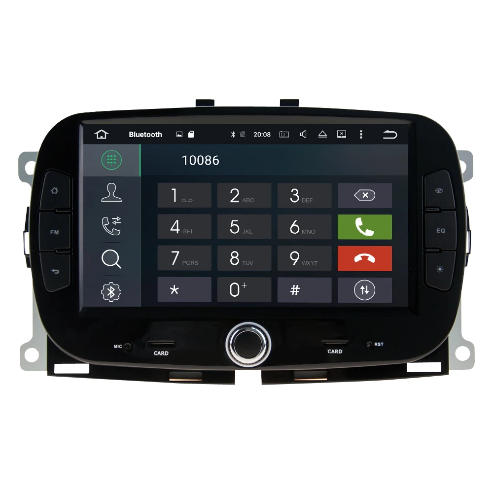 Автомобильный DVD-плеер Android 9 0 стерео GPS Glonass MultimediaFor Fiat 500 2015 + аудио RDS радио RAM 4g 32g |