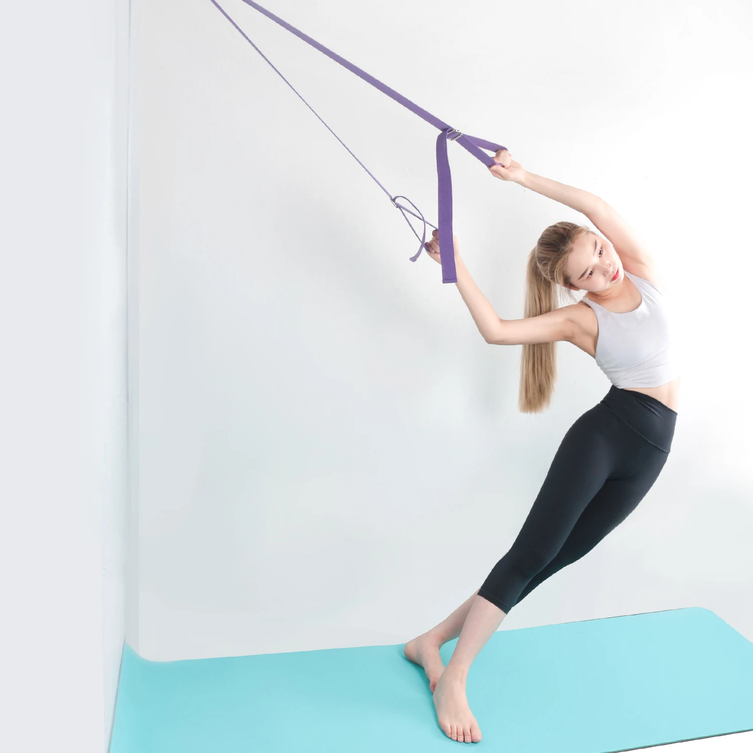 Новое поступление 2020 ремень для йоги фитнеса эластичный многофункциональный