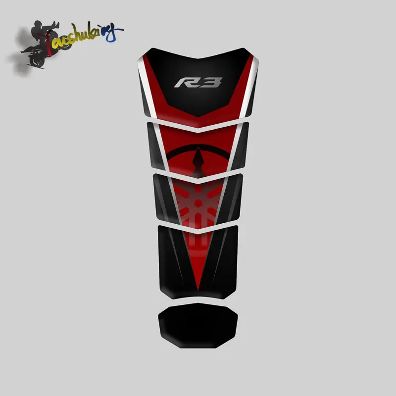 

3D Resin Motorcycle For YZF R3 Tank Pad Tankpad Gas Cap Pad Carbon Fiber Sticker Free Shipping Decorative Protector