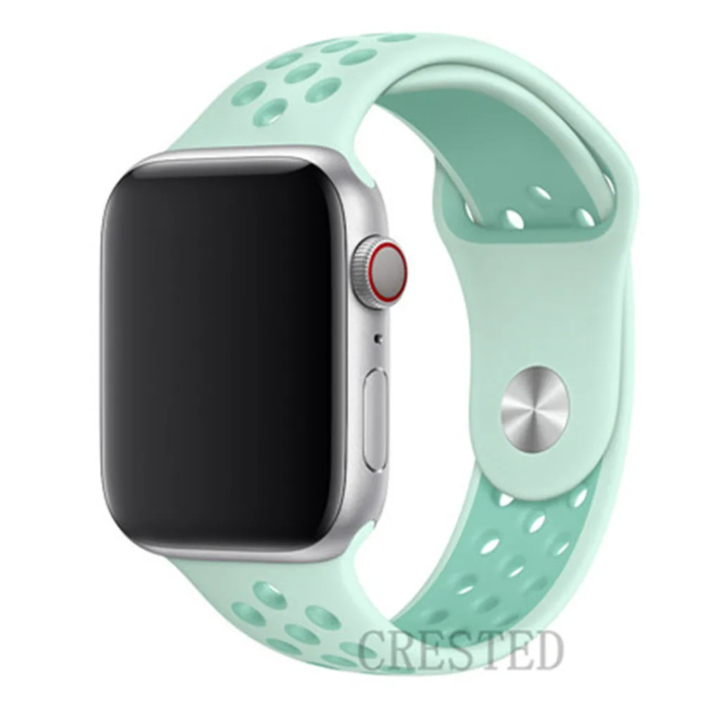TintTropical Twist35 Спортивный ремешок для apple watch band 44 мм/40 мм apple watch 5 4 3 band iwatch band 5 42 мм/38 мм correa браслет ремень аксессуары для часов - Цвет ремешка: TintTropical Twist35