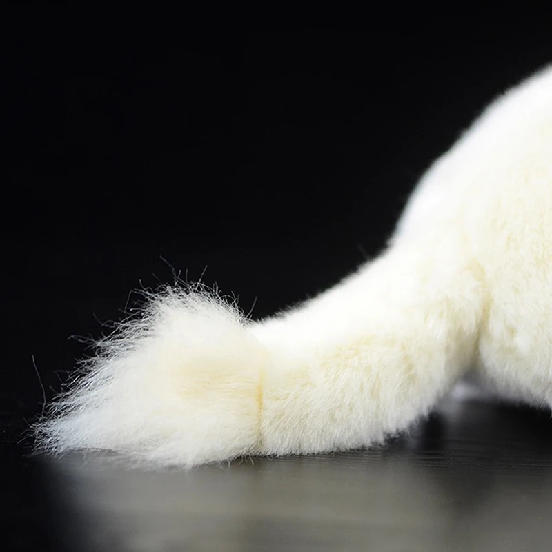 

Real Life White Lion Plush Toy Realistic Wild Animals African Lions Stuffed Toys Birthday Gifts Soft Toy For Kids