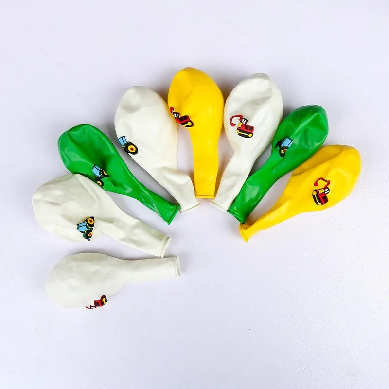 

12inch Engineering Car Latex Balloons Baby Shower Kids Adults Birthday Decoration Wedding Ballons Anniversaire Party Supplies