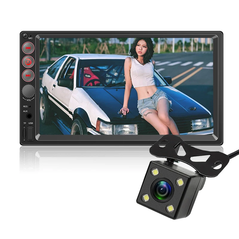 7 дюймов 7062 усилитель сенсорный Экран 2 Din слот для карт памяти DVR Поддержка на