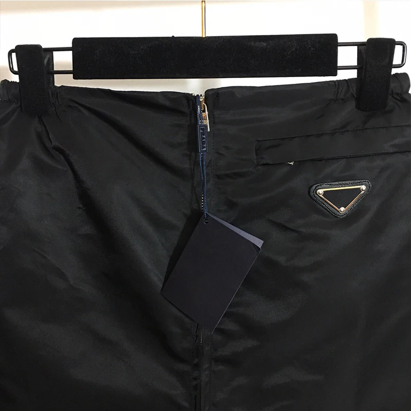 

Fashion Designer Black Skirt Spring Summer Pencil Midi Skirts Elegant High Waist Skirts 2021