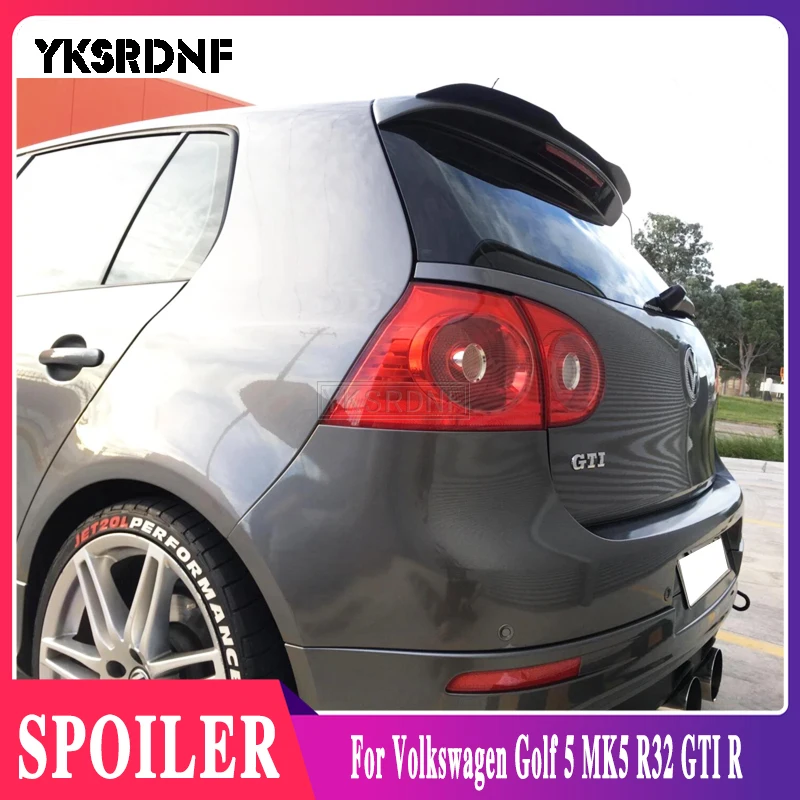Спойлер для хэтчбека Volkswagen Golf 5 MK5 R32 GTI R высококачественный спойлер из АБС