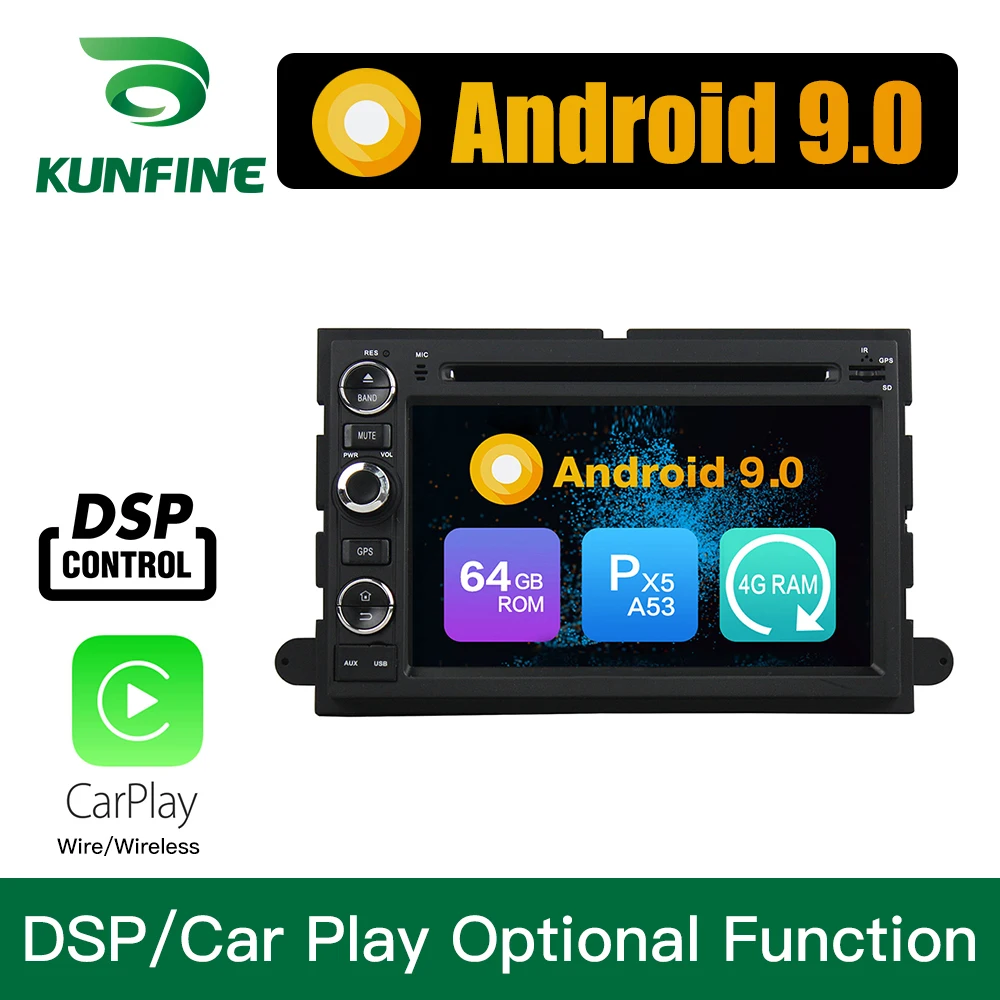 Android 9 0 Восьмиядерный 4 Гб ОЗУ 64 ПЗУ автомобильный DVD GPS мультимедийный плеер