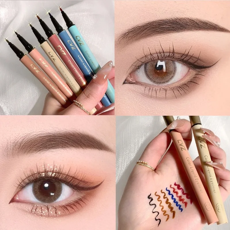 

Smooth Color Liquid Eyeliner Waterproof and Non-smudge Eyeliner Quick-drying Soft Brush Head That Is Not Easy To Decolorize
