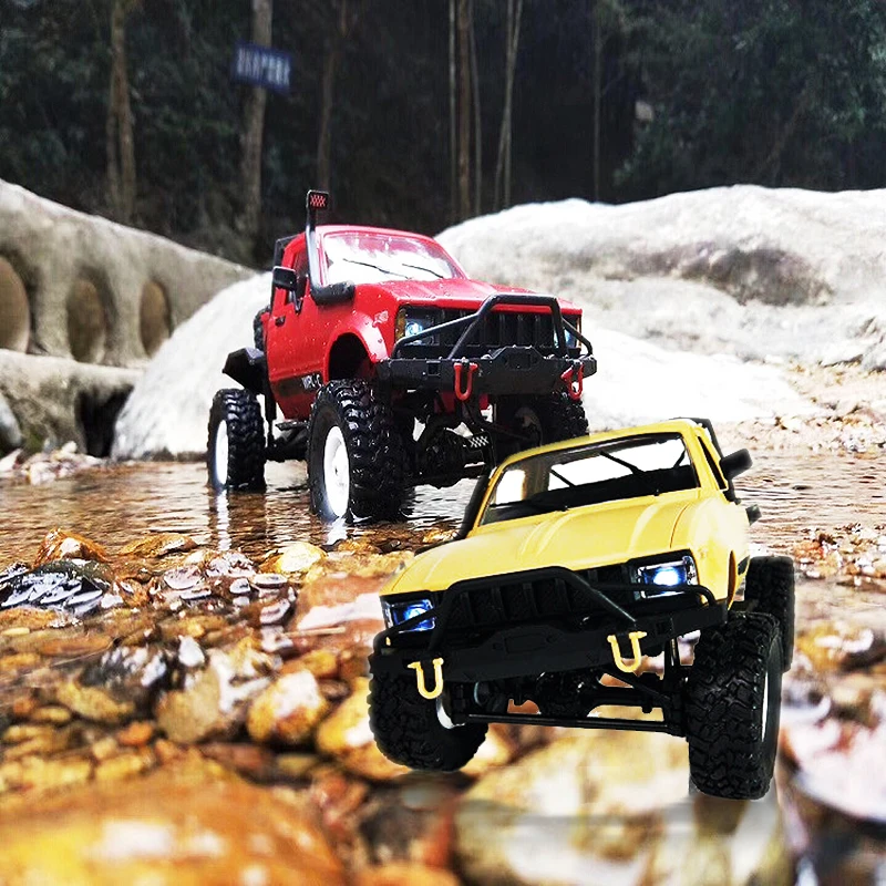 WPL C14 1:16 Scale 2.4G 2CH 4WD Mini Off-Road RC Semi-Truck RTR Kids Climb Truck