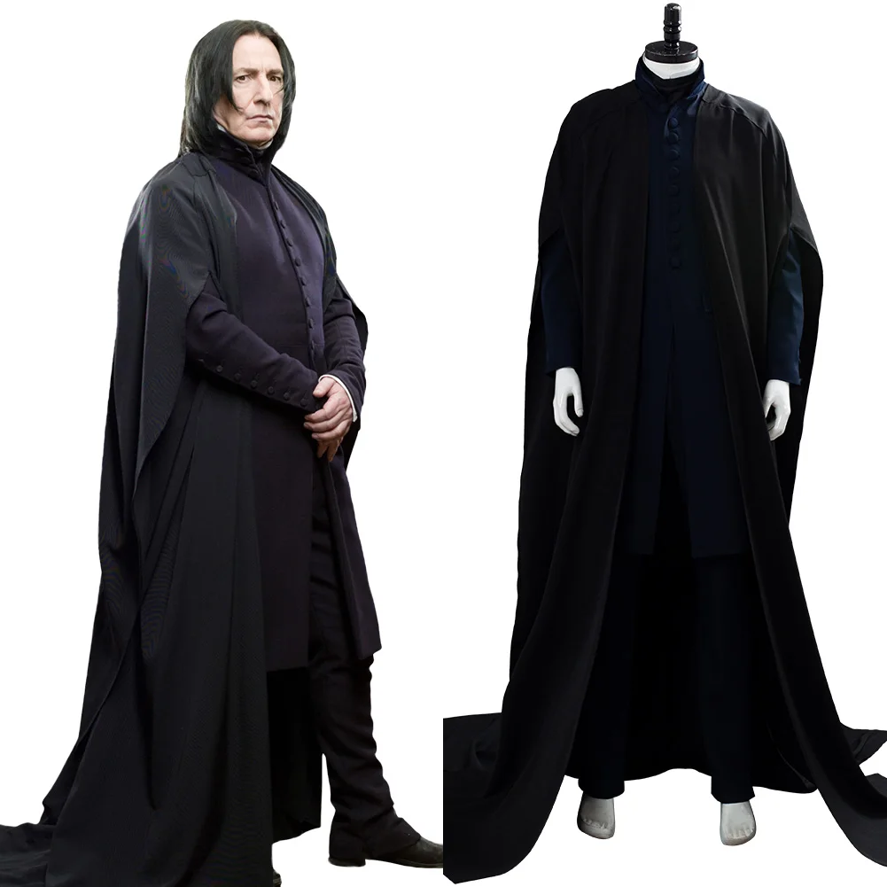 

Fast Shipping Professor Severus Snape Cosplay Costume Magical school Severus Snape Costume Halloween men gift