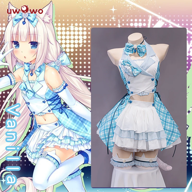 UWOWO NEKOPARA ванильный карнавальный костюм новое платье горничной идол сценический