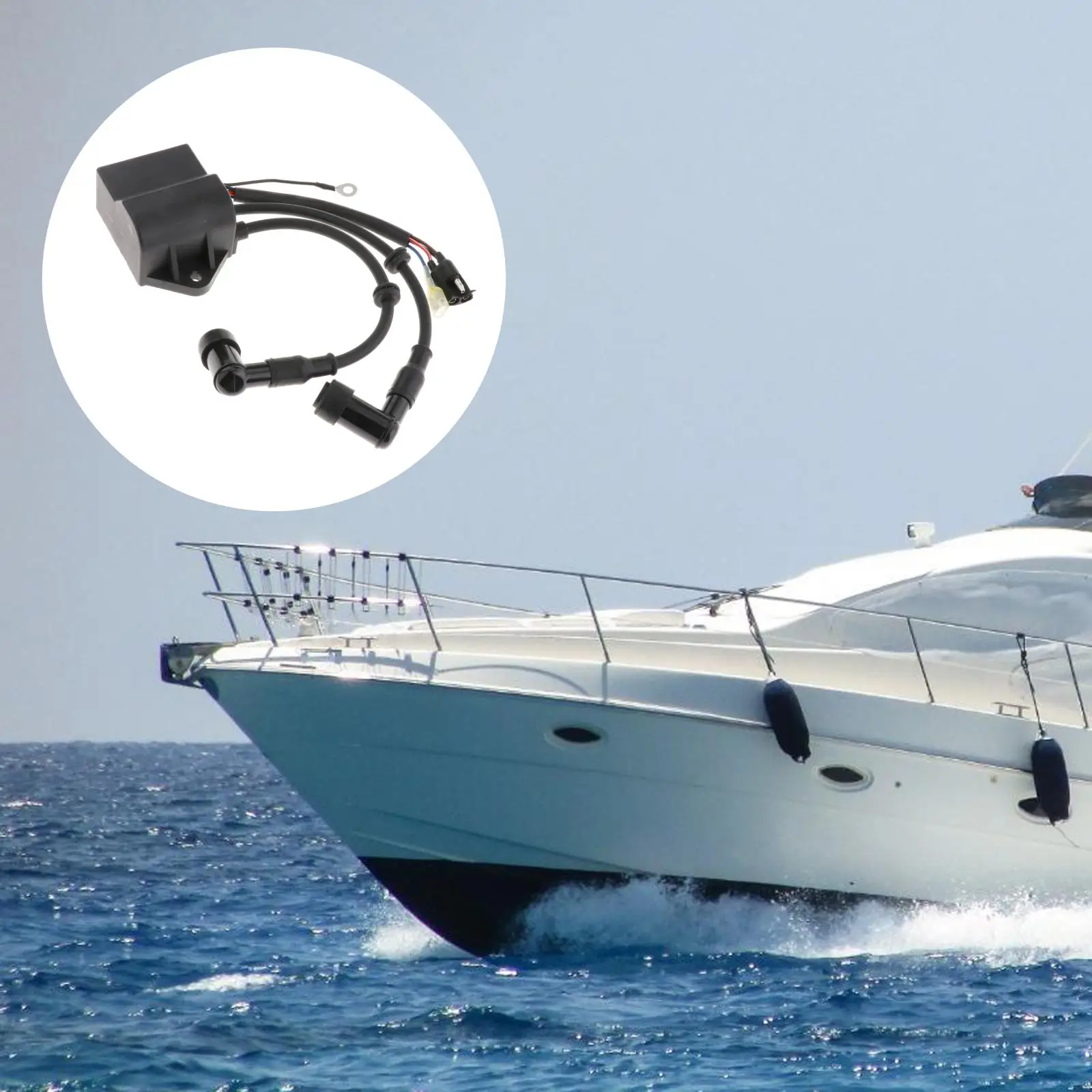 Катушка для электродвигателя CDI в сборе подходит подвесного 2-тактного двигателя