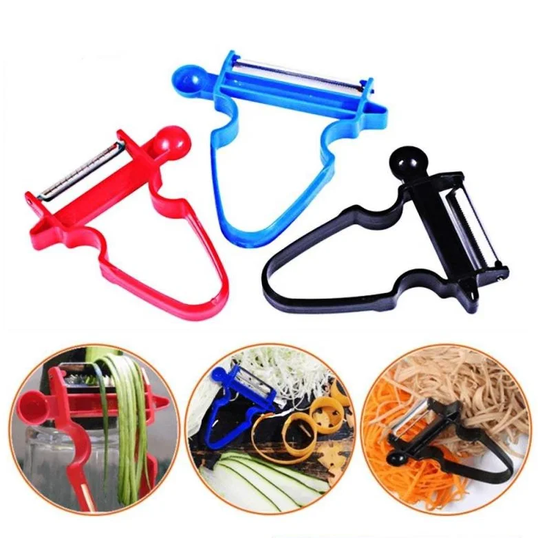 

Magic Professional Sharp Peeler Set Trio Peeler Slicer Shredder Julienne Fruit Vegetable Cutter Kitchen Accessories Gadgets