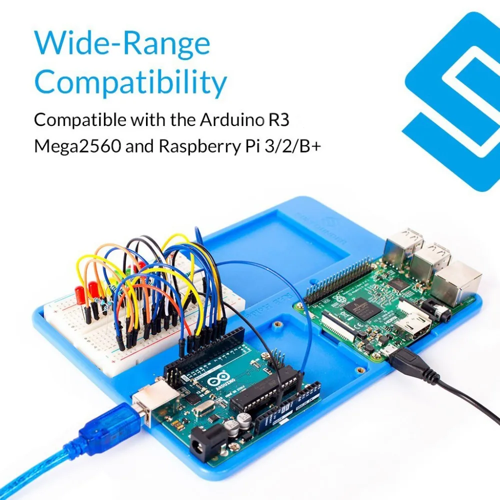 Sunfower RAB Raspberry Pi 3 держатель 5 в 1 чехол с пластиной для Raspberry Pi 3B+, 3 модели B, 2 модели B+ для Arduino