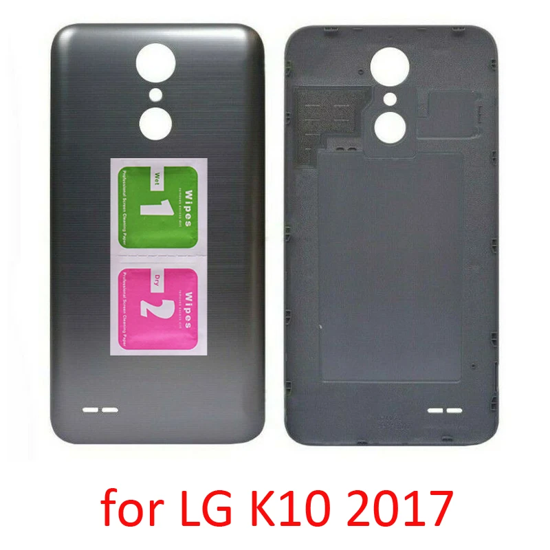 

Оригинальный чехол-накладка для телефона LG K10 2017 X400 M250N M250E N250DS M250, задняя панель корпуса, задняя крышка аккумулятора, запасные части