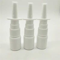 free shipping 100pcslot 5ml nasal spray bottles with pump cap plastic empty nasal spray pump bottle 5mlbottles nasal sprayer