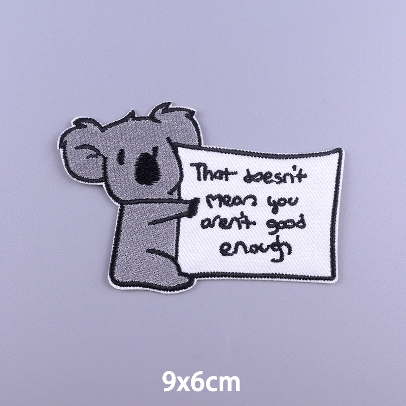 Мультфильм коала утюгом пактес на одежде Смешные хиппи животные с Kinfe дешевые