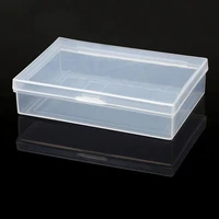 2pcs transparent plastic box playing cards container poker card storage case