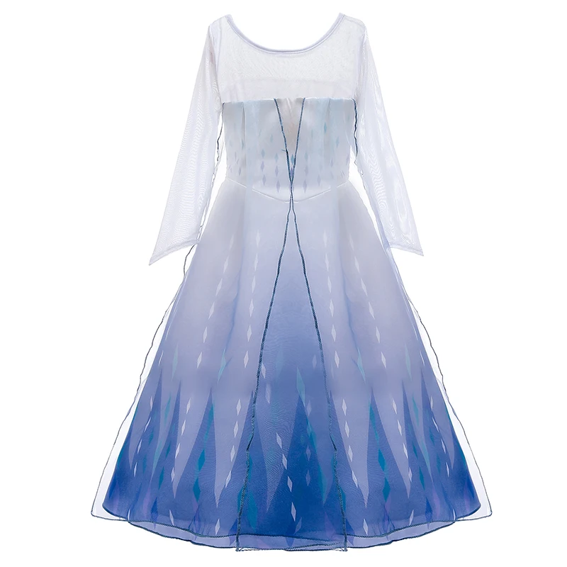 2020 Summer Girls Dress Anna Elsa 2 Cosplay Costume For Kids Halloween Princess Fancy Children Gowns Vestidos Infantil | Детская одежда