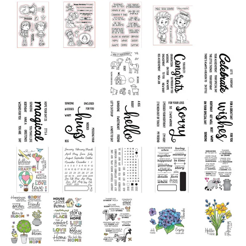 

All 72% discount Clearance Clear Stamps 2021 for Scrapbooking Crafts Cards 6