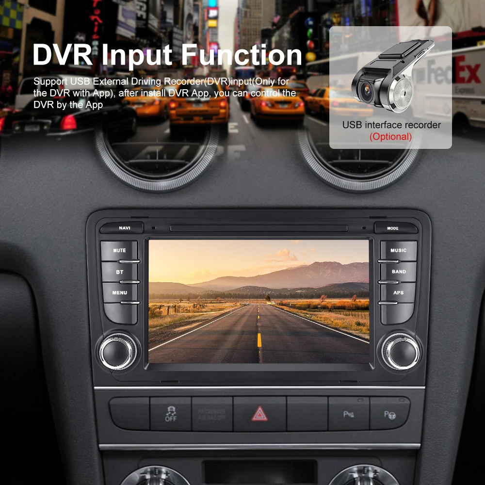 

Hikity 2+32G Android Car Multimedia Player 2 Din Canbus GPS Car Stereo For Audi A3 8P S3 8P Car Player RDS Mirror Link Radio