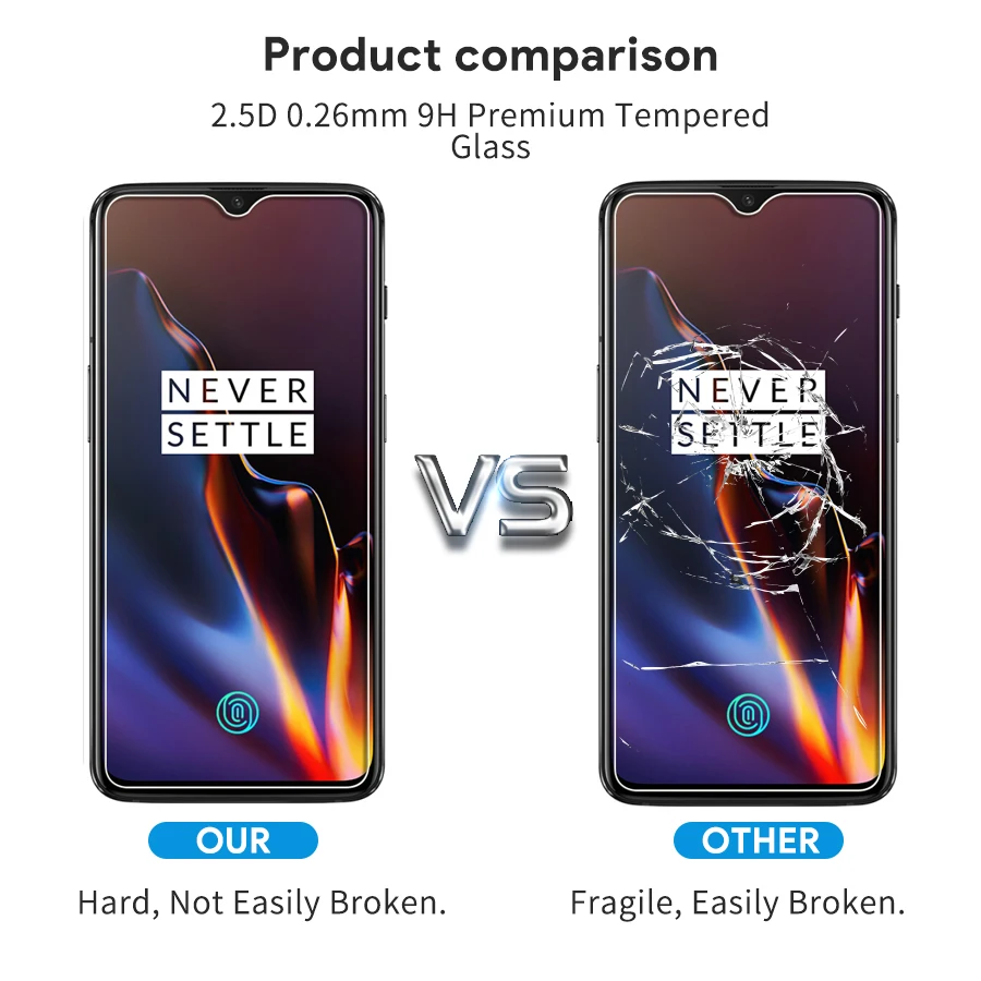 Прозрачное закаленное стекло для Oneplus 7 7T защитное 6 6T 5 5T 3 3t защита экрана One Plus шт. |