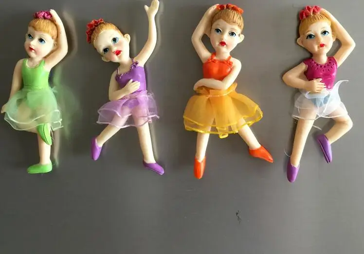 Мультяшный персонаж 3d магниты на холодильник наклейки Мона Лиза девушка