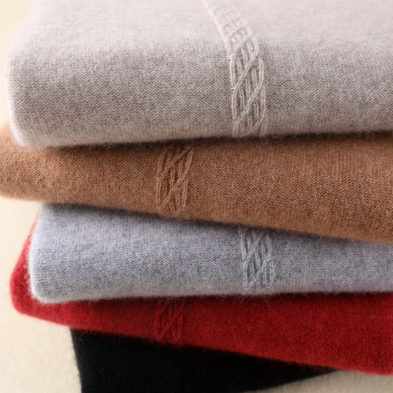

100% Pure Cashmere Sweaters and Pullovers Women Winter Elasticity Soft Warm O-Neck Female Basic 8Colors Standard Jumpers