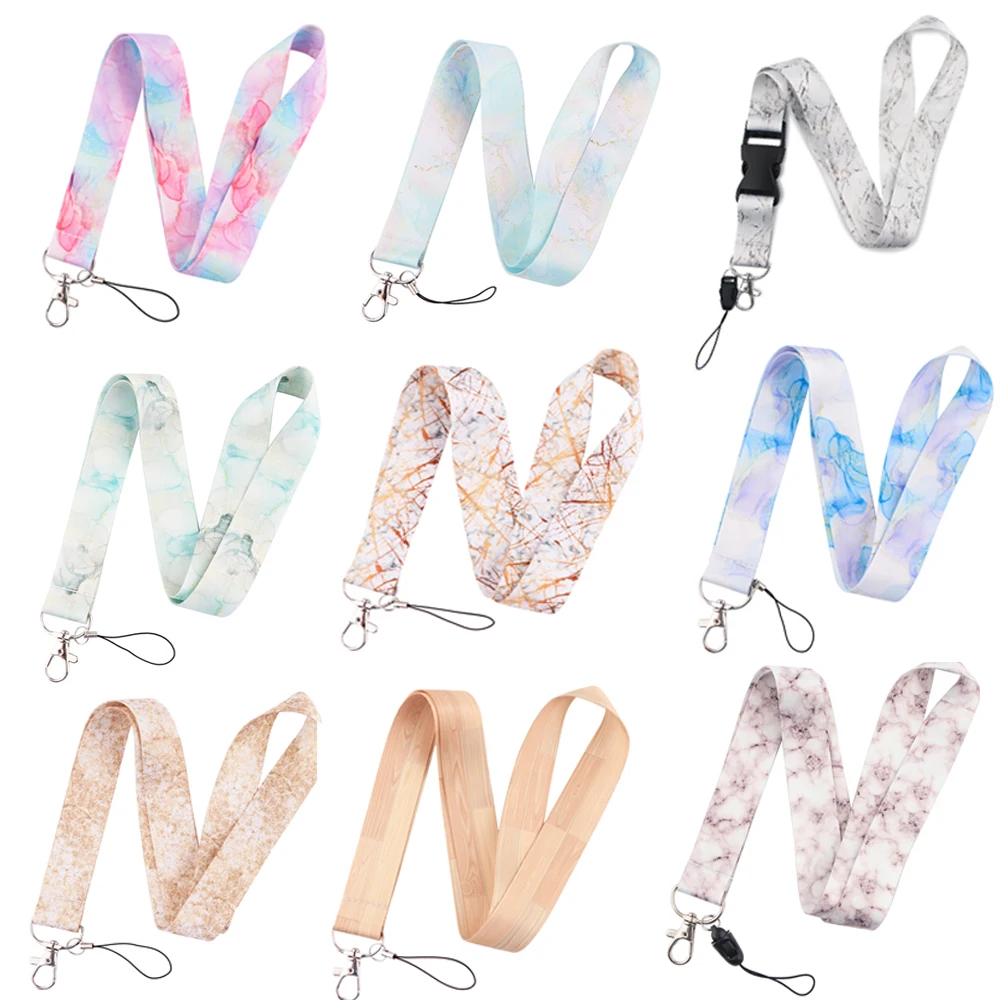 Ремешок YL636 мраморный для брелока Обложка ID-карты мобильный телефон