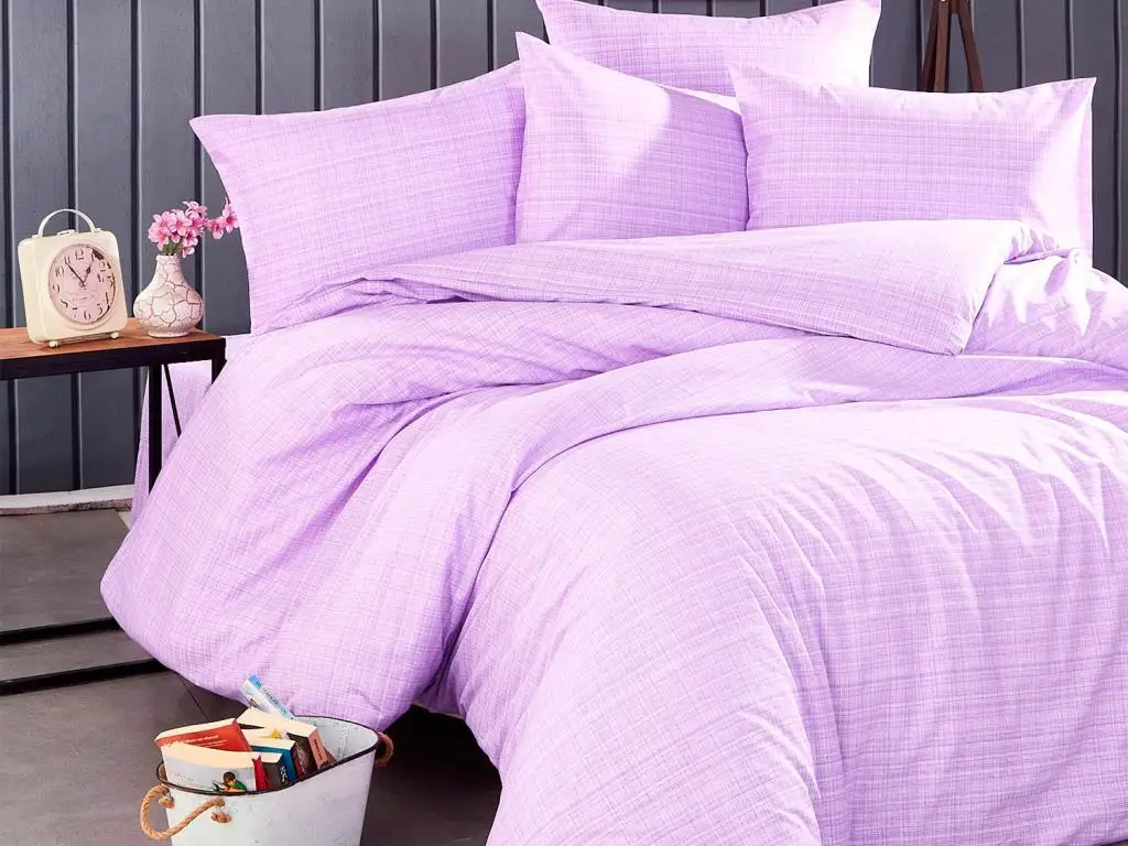 

eyizdiyar Faint Line Double Personality Duvet cover set Lilac