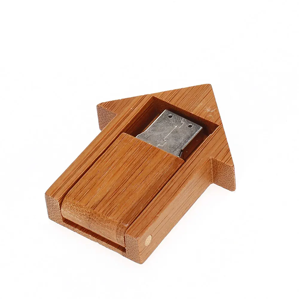 house u disk USB флэш-накопитель 128 ГБ реальная емкость деревянный молоток мини 4 ГБ 8 ГБ Флешка 16 ГБ флеш-накопитель 32 Гб 64 Гб usb-носитель палка свадебный подарок - Цвет: house u disk