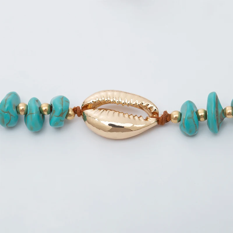 2019 Летний Новый браслет для мужчин и женщин в богемном стиле неровный голубой