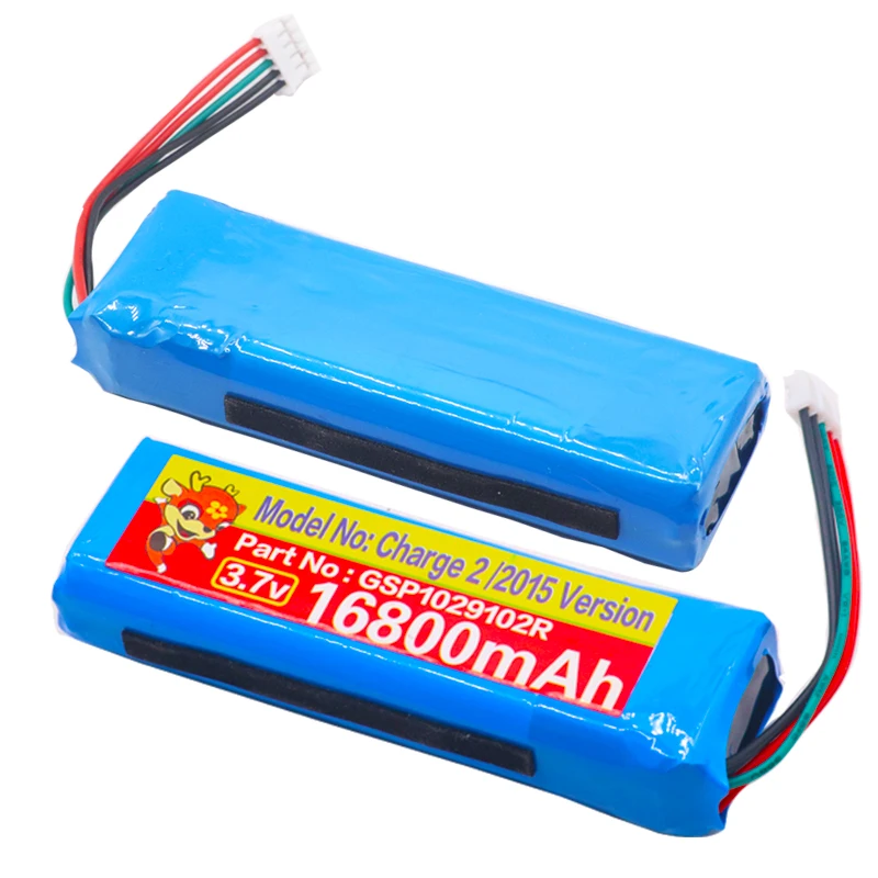 Аккумулятор GSP1029102R большой емкости 16800 мАч для JBL Charge 2 Plus + charge 3 версия 2015 батареи