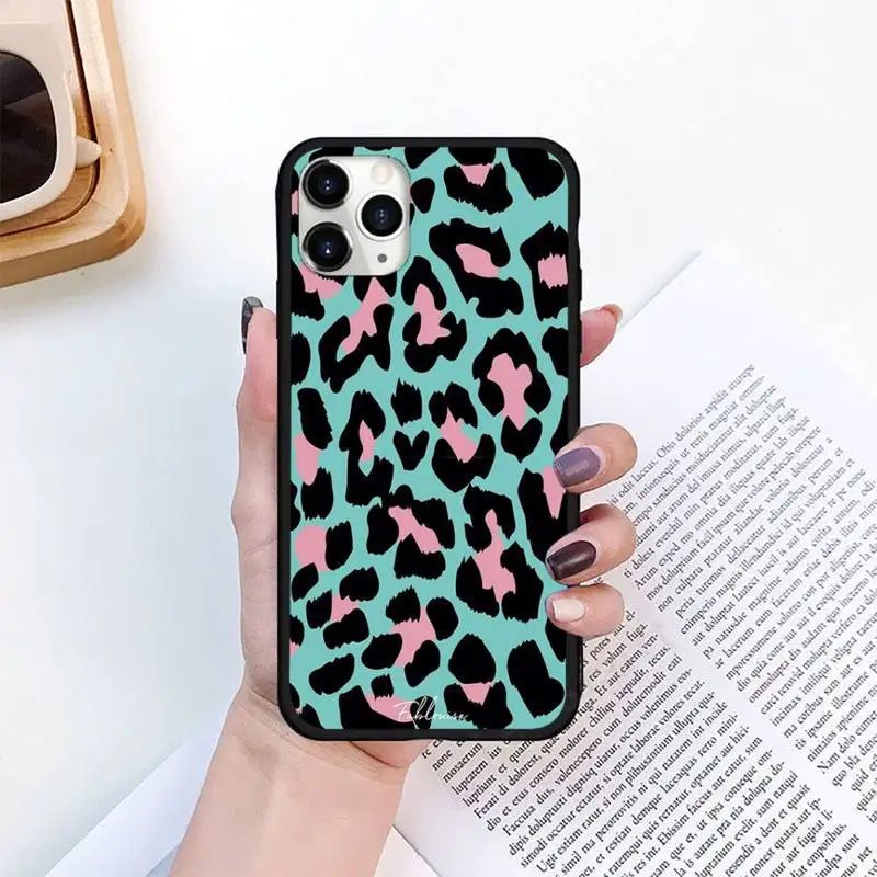 

Lovebay Leopard Print Phone Case for iPhone 11 12 pro XS MAX 8 7 6 6S Plus X 5S SE 2020 XR mini
