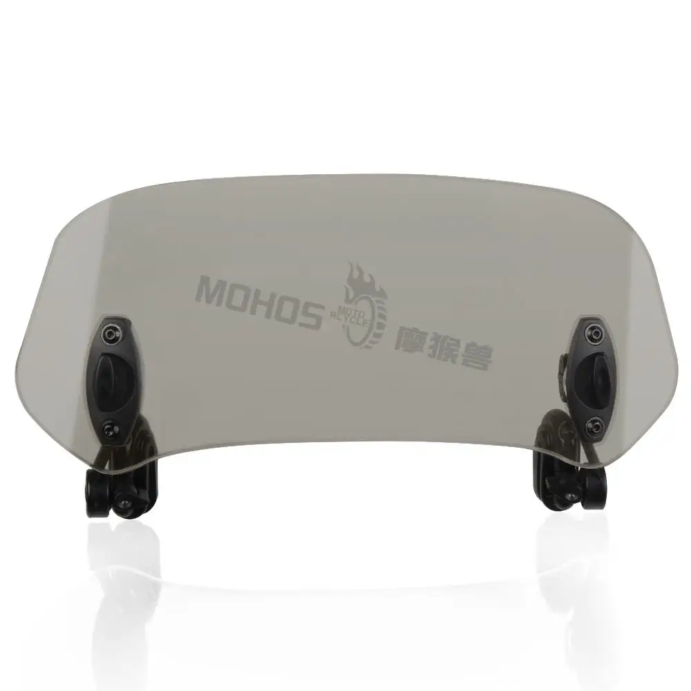 Motorcycle Clip-on Wind Screen Windshield Spoiler Air Deflector Airflow Adjustable Windscreen for Suzuki Burgman 125 | Автомобили и