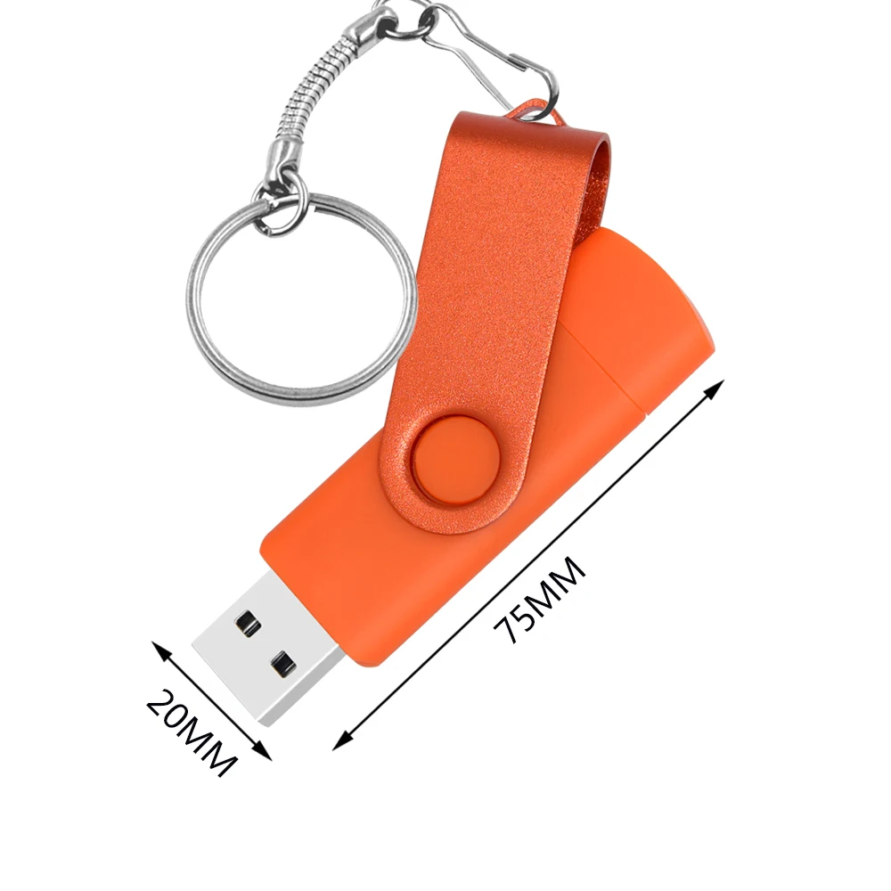 USB флеш накопитель 3 в 1 OTG usb 2 0 128/256 ГБ|USB флэш-накопители| |