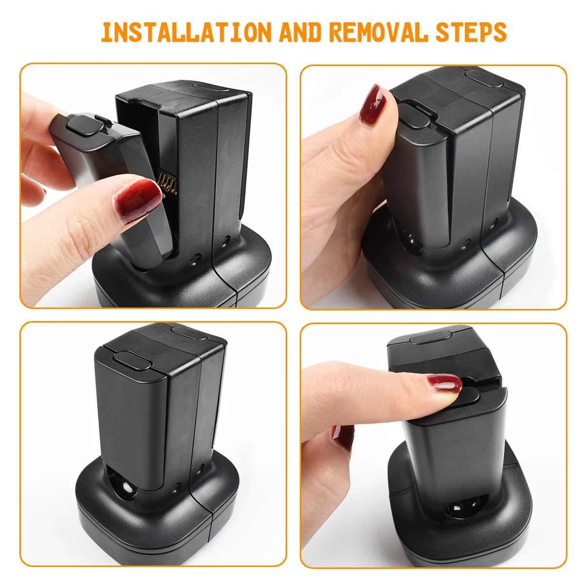 Комплект перезаряжаемых батарей Powtree для Xbox 360 2 шт. с двойной зарядной станцией