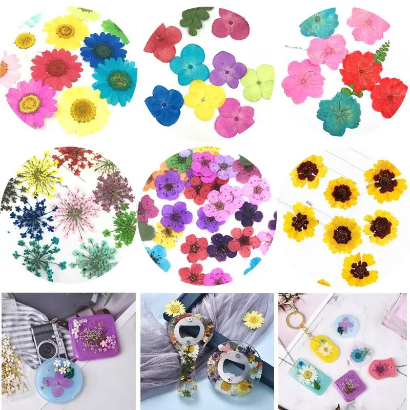 

30pcs/Pack Dried Flowers Epoxy Resin Mold Fillings UV Resin Natural Flower Stickers DIY Epoxy Resin Jewelry Making Decoration