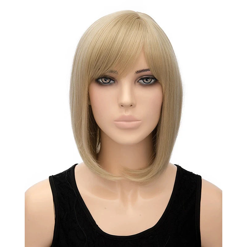 HAIRJOY синтетические волосы для женщин короткий пепельный блонд прямой парик