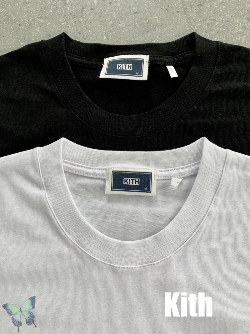 

Kith T Shirt High Quality Embroidery Box Logo Kith T-shirt Men Women Punk Style Hiphop Clothing
