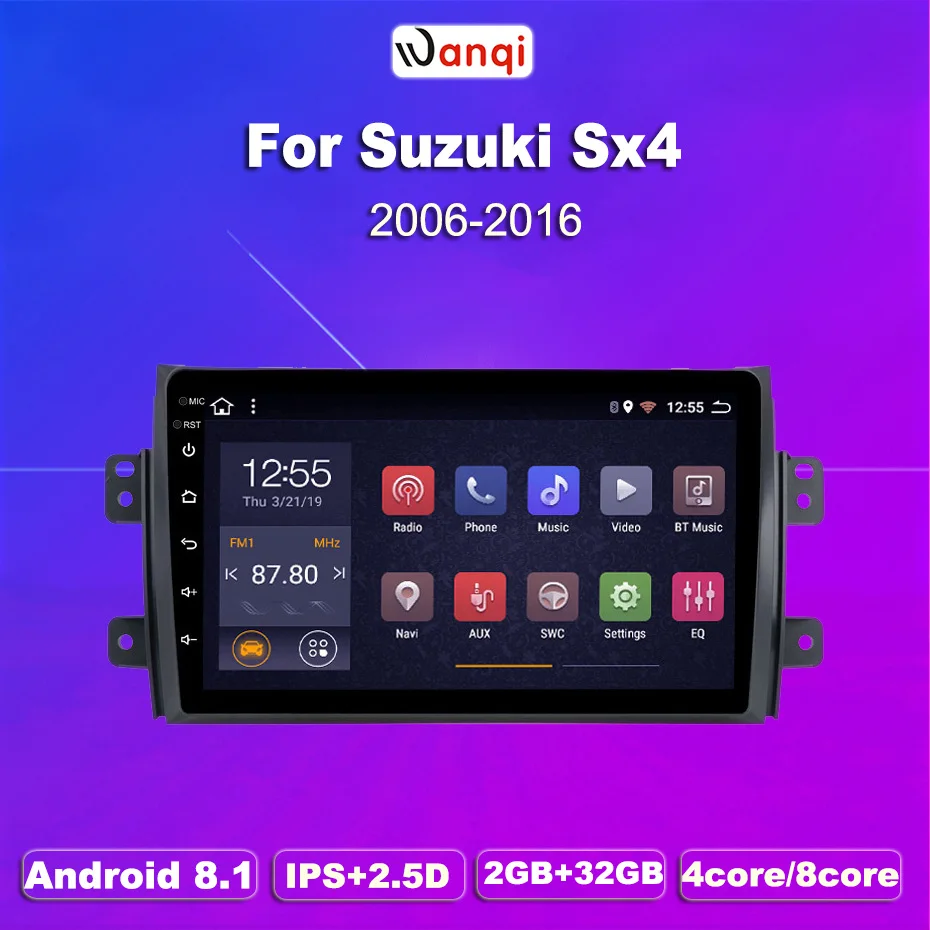 2G Оперативная память 32G Встроенная 9 дюймов Android 8 1 полный сенсорный автомобильный