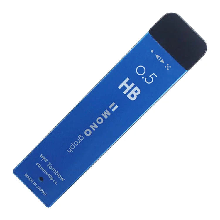 Японский монографический механический карандаш TOMBOW R3/R5-MG 0 3/0 5 мм HB/B/2B с черным