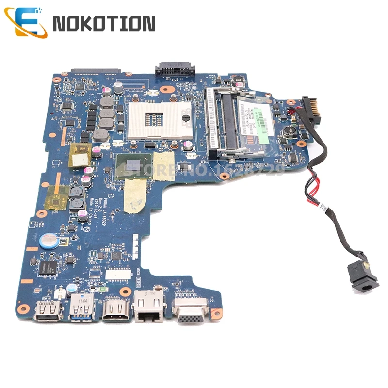NOKOTION PHQAA LA-6832P K000125610 основная плата для Toshiba Satellite A660 A665 PC материнская плата HM65 DDR3 полный тест