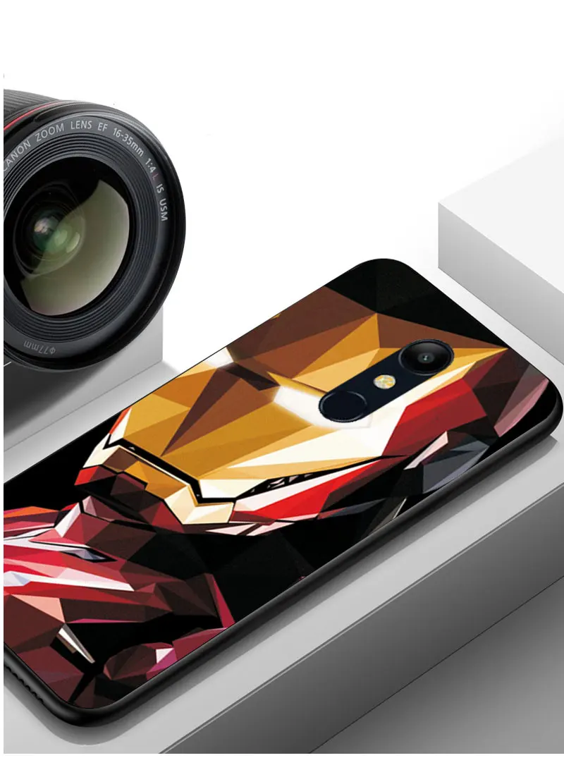 Для LG K8 K10 чехол K4 Горячая Мстители Железный человек черный ТПУ бампер для LG K12 K11 PLUS X4 K40 чехол для телефона силиконовый