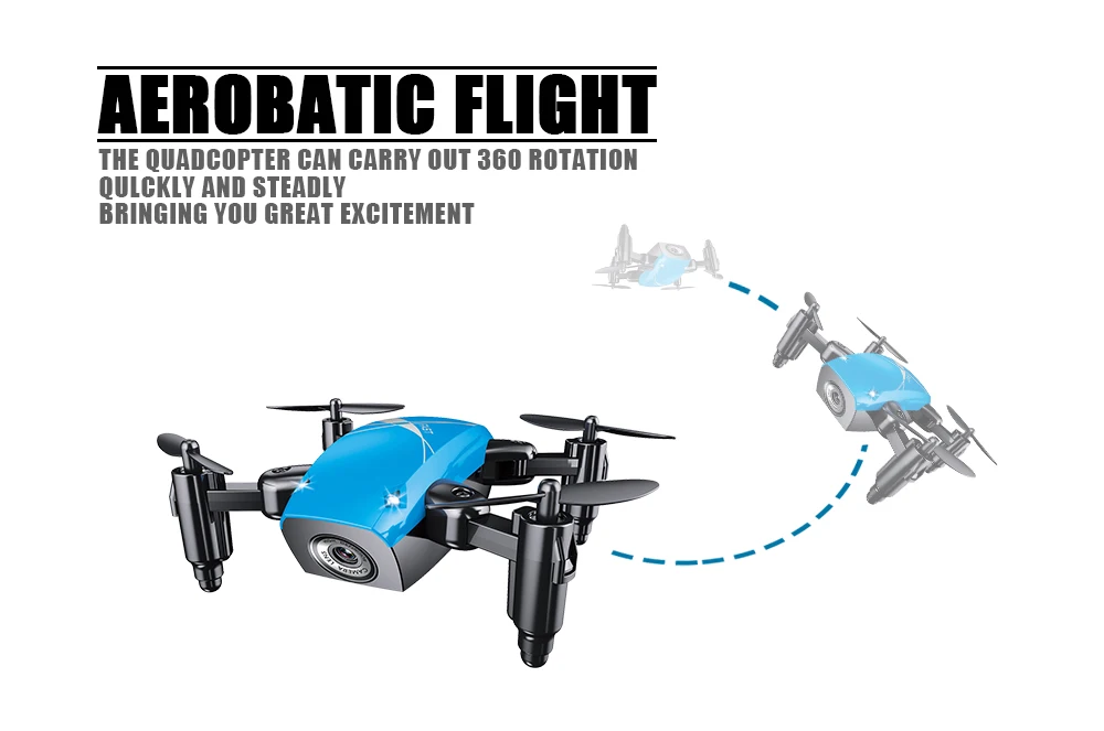 S9HW мини-Дрон с камерой S9 не складной Радиоуправляемый вертолет высота удержания Квадрокоптер WiFi FPV Микро Карманный Дрон мальчик игрушки