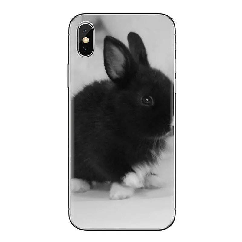 Силиконовый чехол для телефона белый серый детский постер с кроликами samsung Galaxy S3