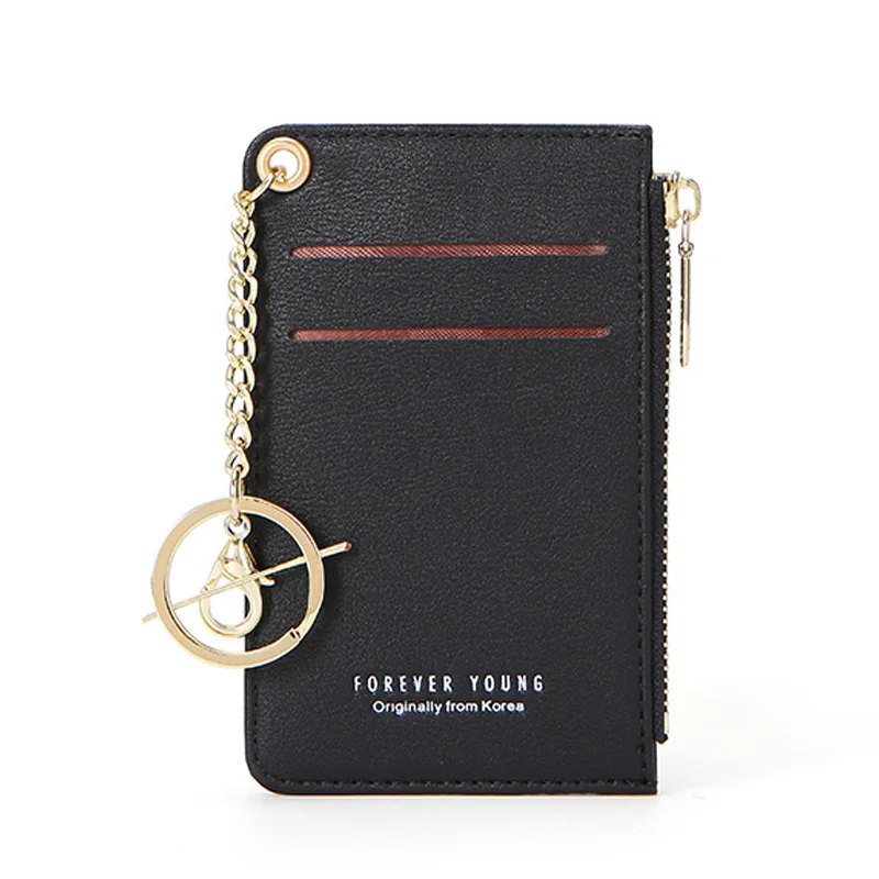 Брендовый держатель для карт женская мягкая кожаная сумка ключей маленькие