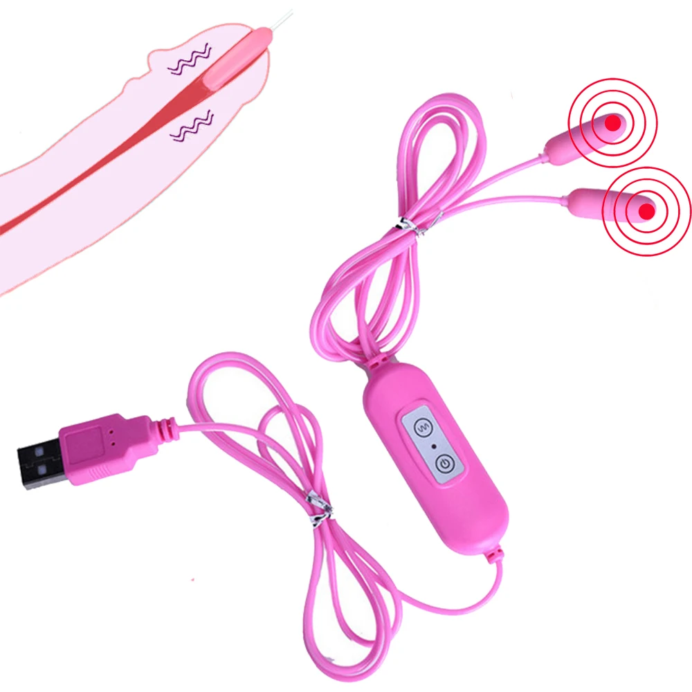 Вибратор для уретры вибрирующий электро-уретральный расширитель Стимулятор