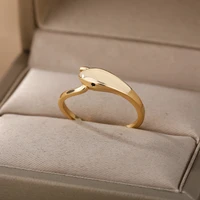 vintage cobra rings for women hip hop stainless steel snake ring femme minimalist dinner party jewelry accessories gift